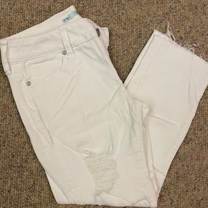 Maurices White Crop/Ankle Pants